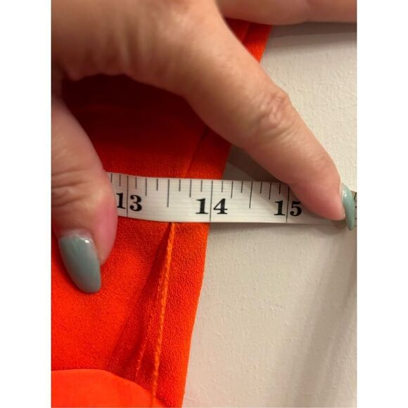 Revolve NBD Jasper Dress size S One Shoulder Sash Tie Belt Formal Wedding Orange - Picture 10 of 14
